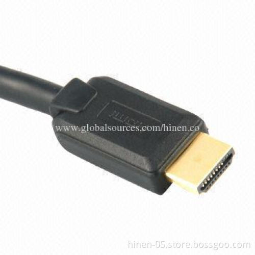 HDMI Cable, 24K Gold-plated Connector, Supports Resolution Up to 1,080P